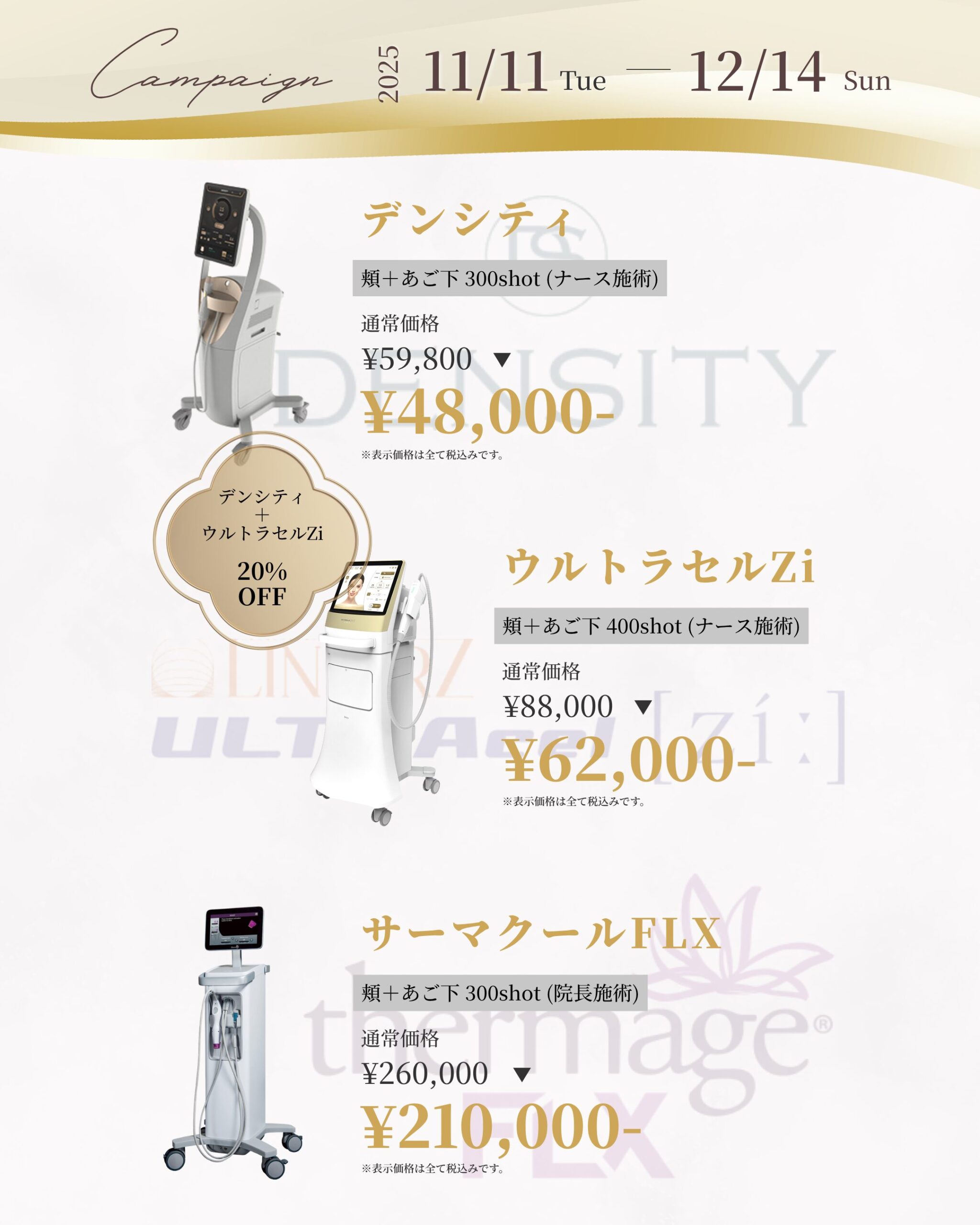 単独キャンペーン  11/11(火) – 12/14(日)