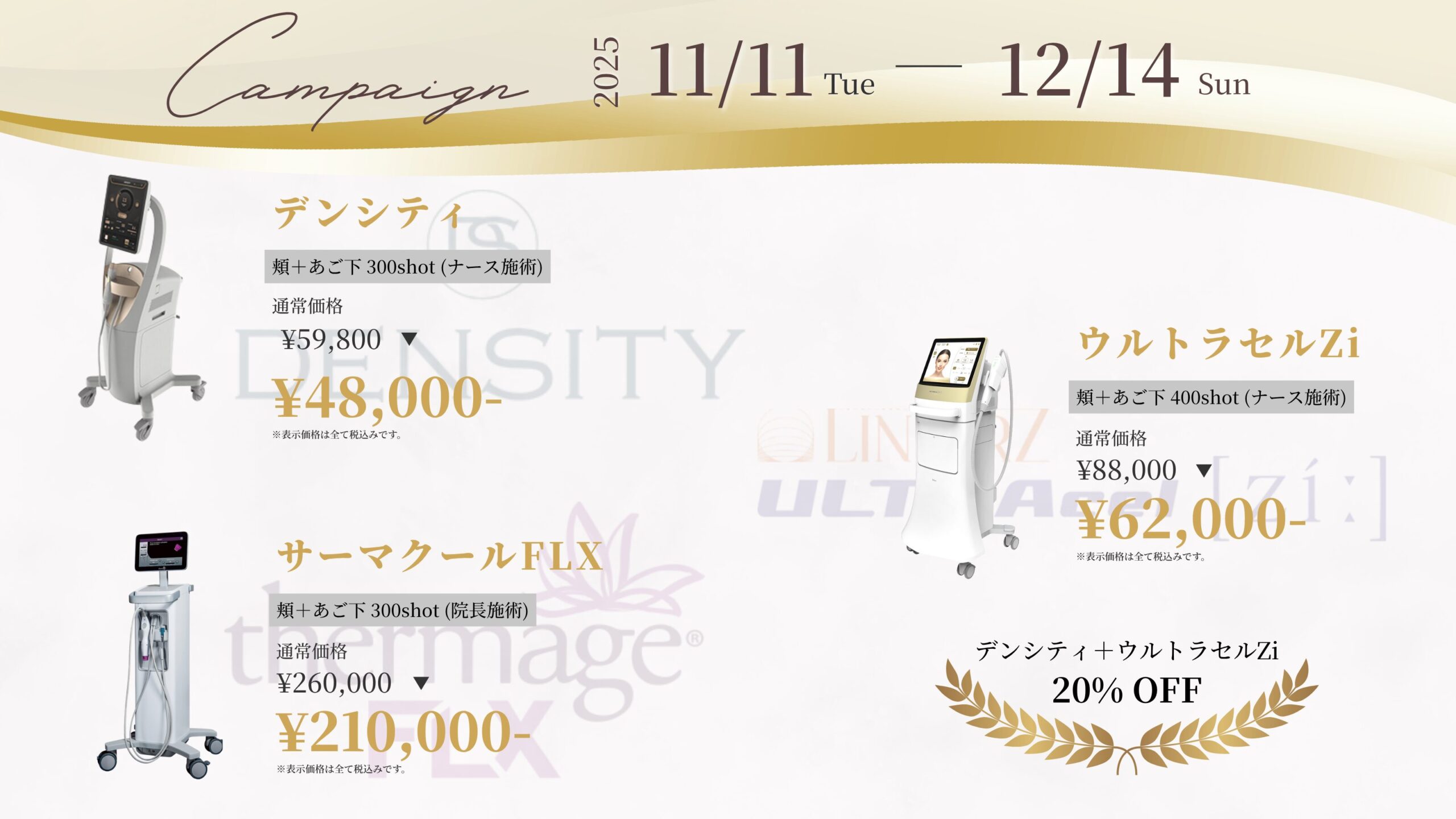 デンシティ、ウルトラセルZi、サーマクールFLX CP