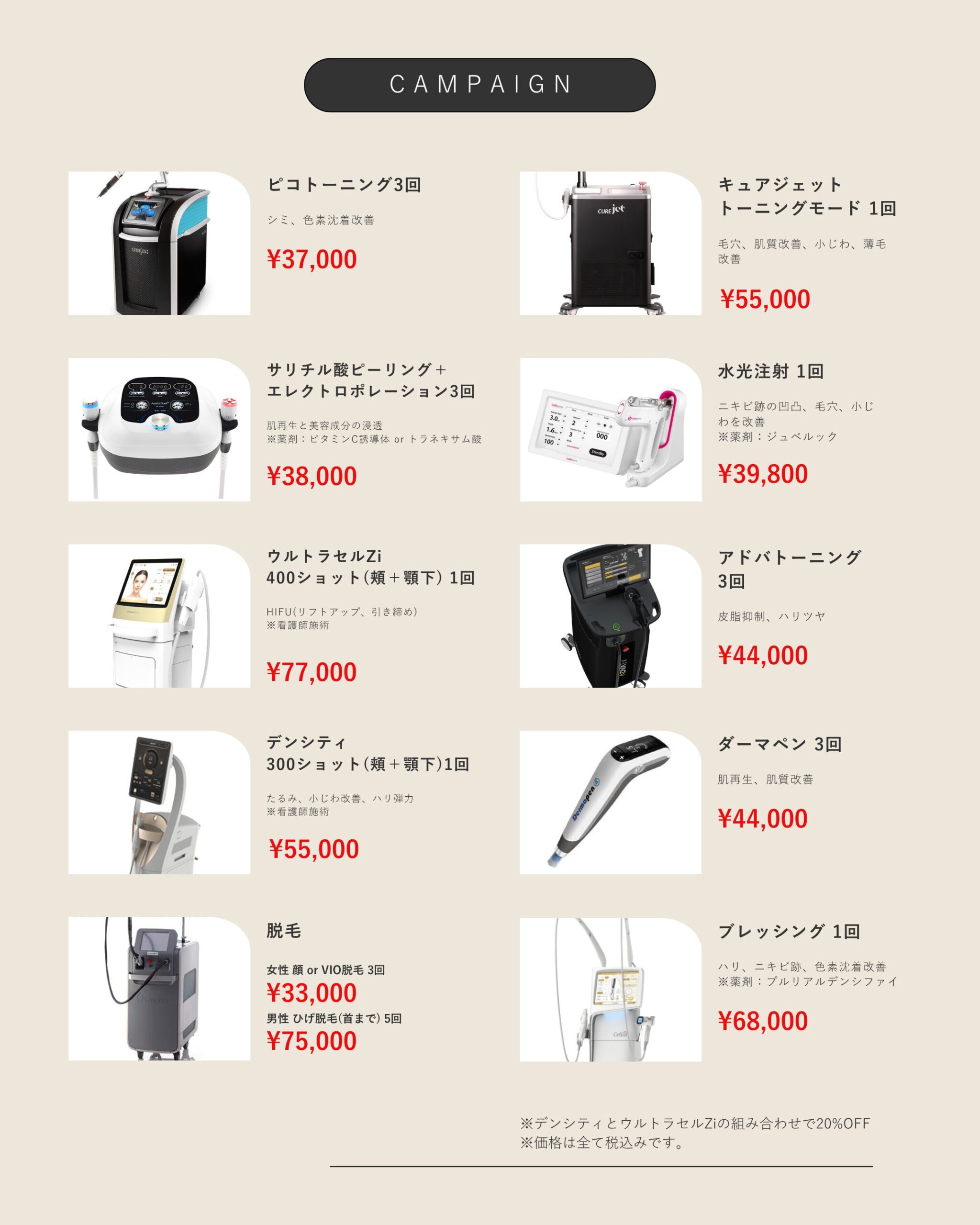 5月 皮膚科メニュー