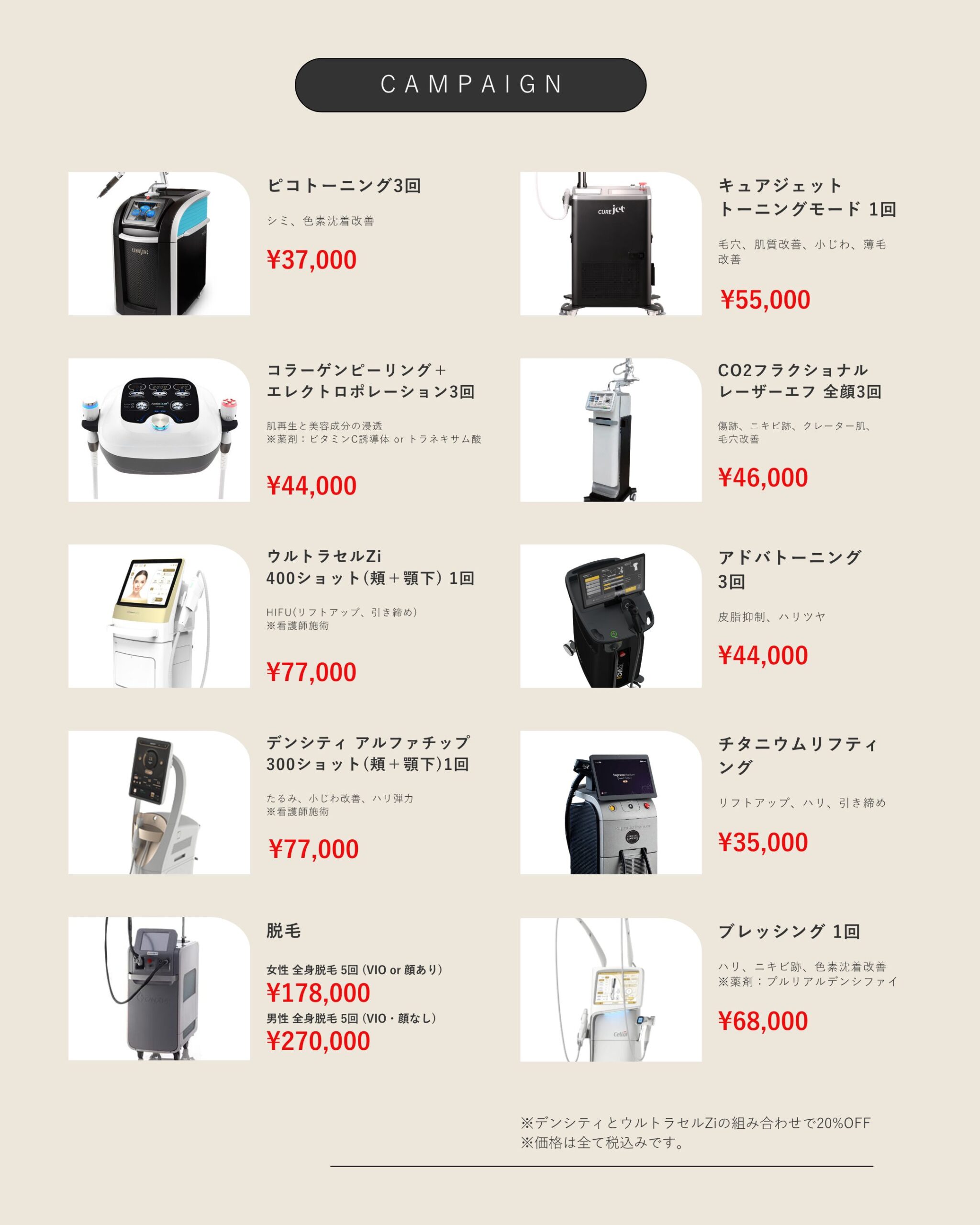 7月 皮膚科メニュー